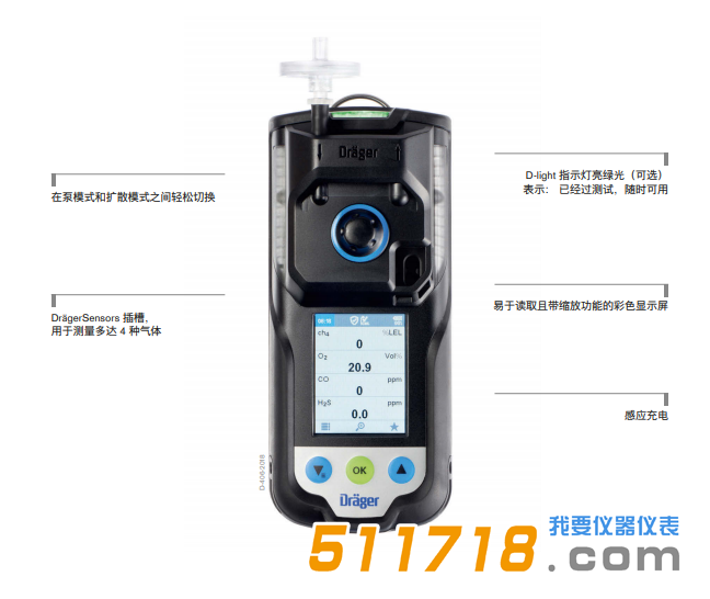 德國Drager X-am3500復合氣體檢測儀.png 德國Drager X-am3500復合氣體檢測儀.png